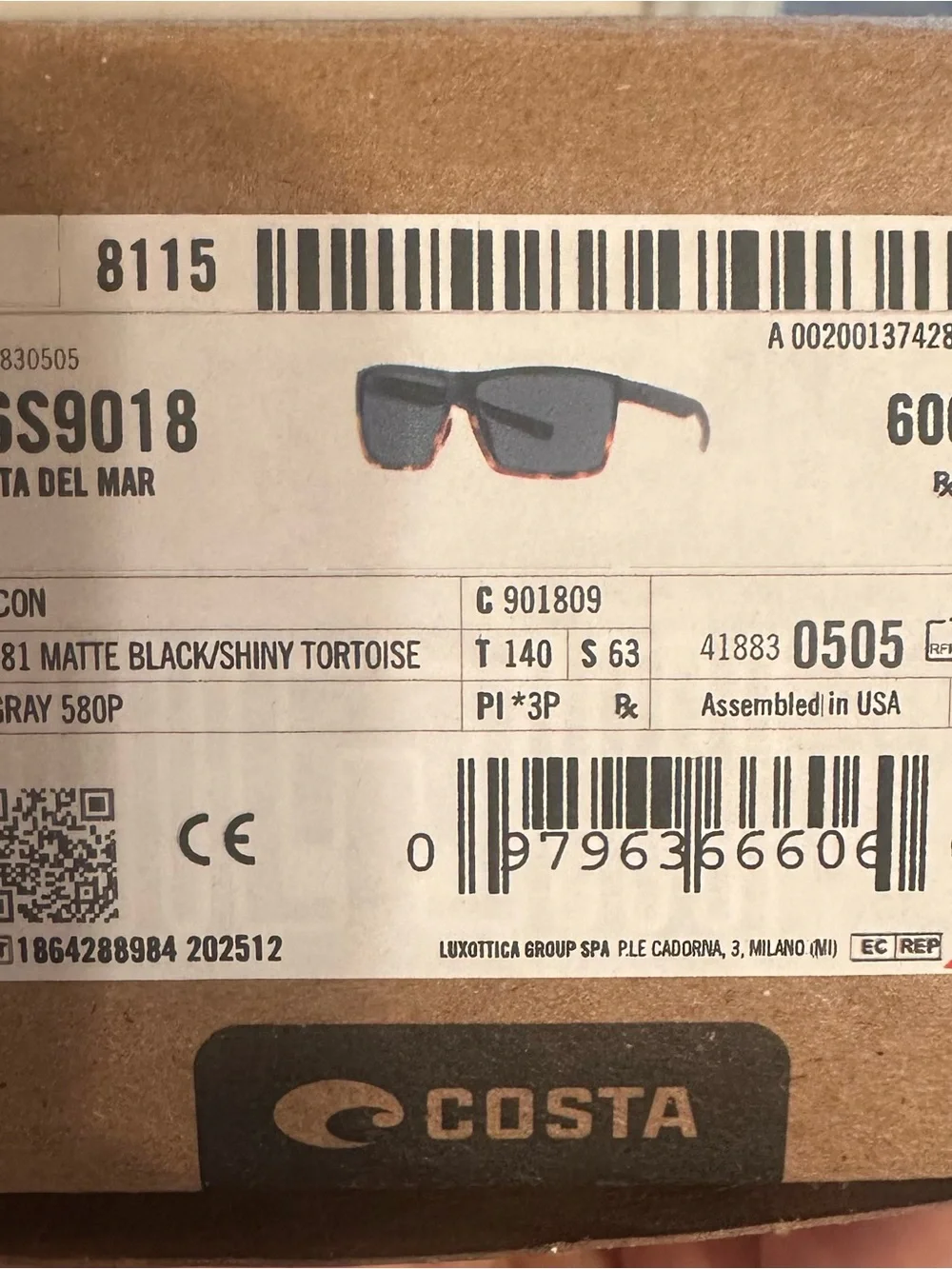Costa polarized lenses